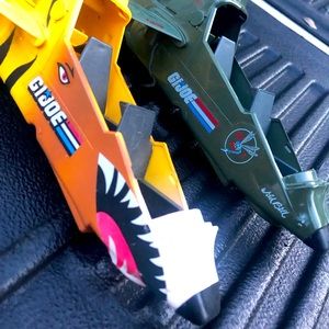 Vintage GI Joe Dragonfly/ Tiger Fly helicopters Lot